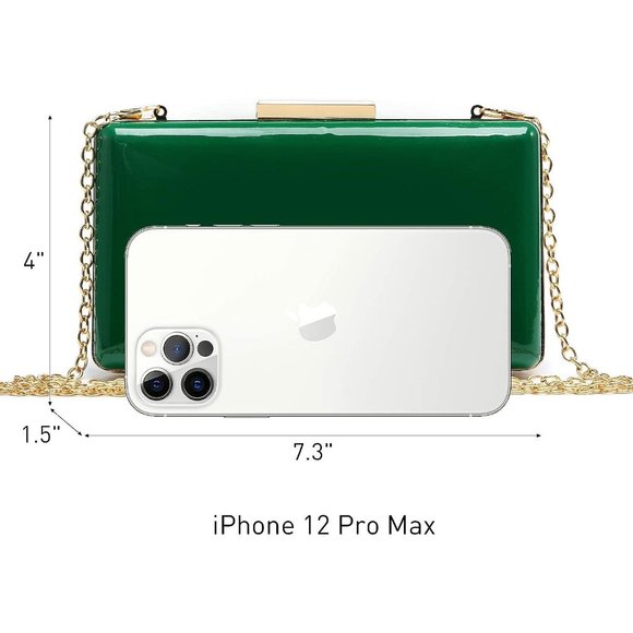 Dasein Women Green Evening Formal Party Wedding Cocktail Prom Handbags - Picture 4 of 6